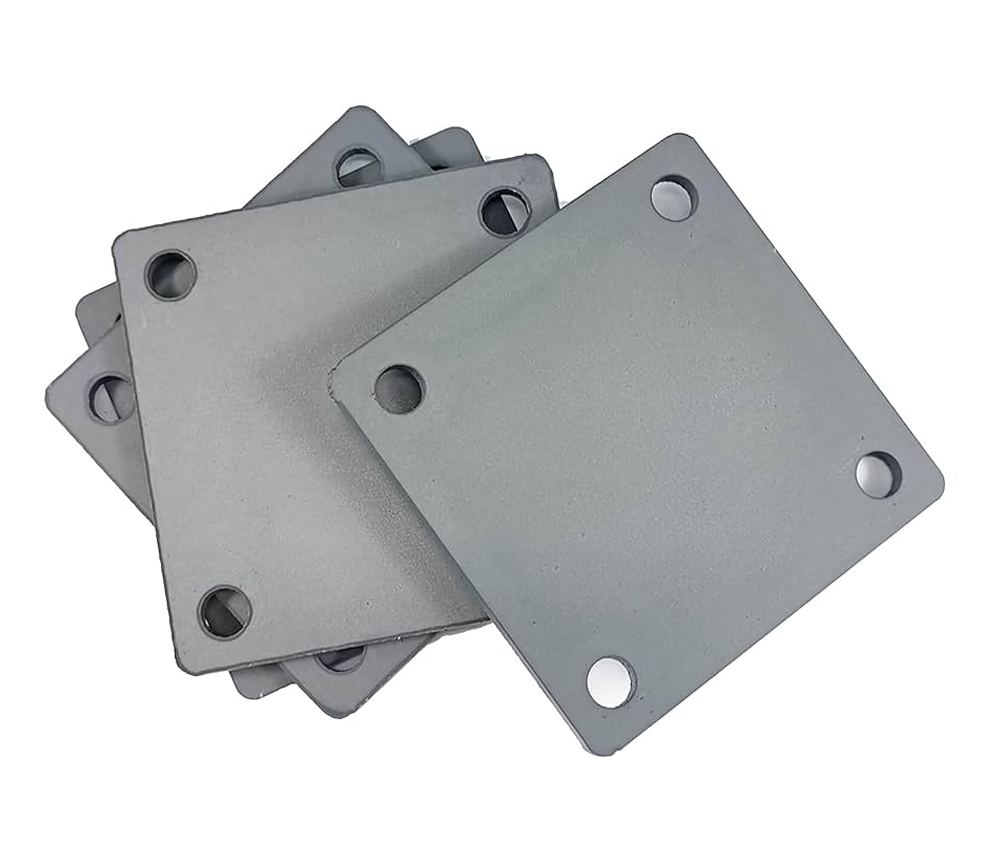 4 Pieces, 4×4″ Steel Plate